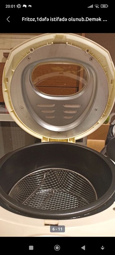 Fritozlar: Fritoz Sinbo, 2-2,9 l, İşlənmiş, Pulsuz çatdırılma — 3