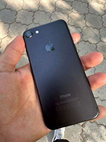 Apple iPhone: IPhone 7, Б/у, 128 ГБ, Черный, 100 %