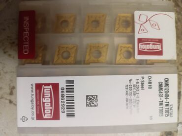 Digər alətlər: Torna və frezə üçün kəsici lövhəciklər (karbid insertlər) komplekti - — 28