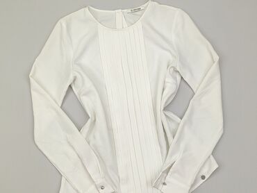białe bluzki z długim rękawem stradivarius: Bluzka Damska, XS, stan - Dobry