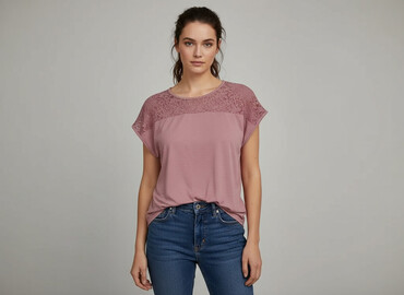 kurtka boho zimowa: Janina, Women's blouse, size L (EU 40)