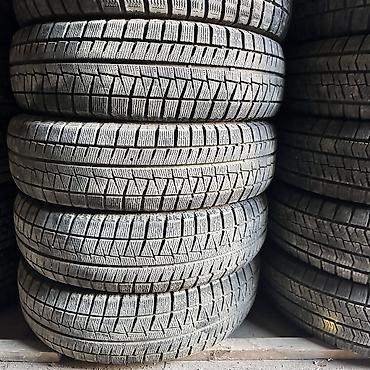 165 60 14: Шины 185 / 65 / R 15, Зима, Б/у, Комплект, Легковые, Япония, Bridgestone — 1