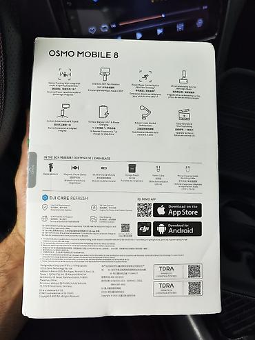 mobira talkman 450: DJI Osmo Mobile 8 – smartfon üçün 3 oxlu stabilizator Yeni acilmamis — 3