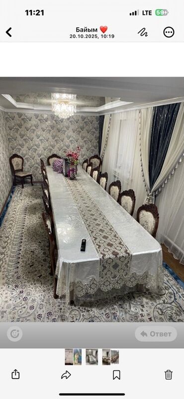 шкаф для вещи: Стол и стул для зала, Б/у, Самовывоз, цвет - Коричневый