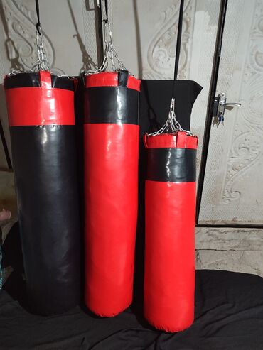 Перчатки: Боксёрские груши по АКЦИИ из ПВХ ткани дёшево 120 см диаметр 31 на