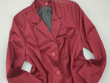 bordowa spódnice zamsz: Women's blazer 4XL (EU 48), condition - Very good