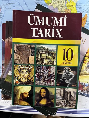 4 cü sinif iş dəftəri qiyməti: 10cu sinif köhnə nəşr ümumi taric kitabı satılır, 8 aznə alınıb 4 aznə