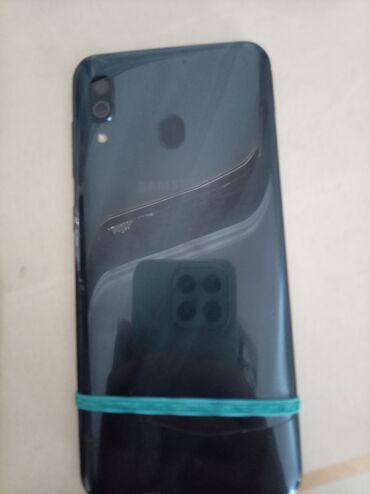 samsung galaxy a10: Samsung Galaxy A30, 32 GB, rəng - Göy, Sensor, Barmaq izi, İki sim kartlı