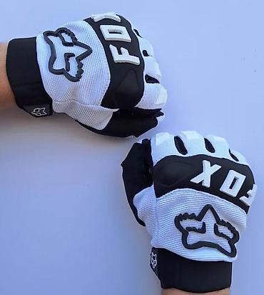 Oprema za bicikliste: FOX motocross/biciklističke rukavice – crno/belo - Lagane i — 8
