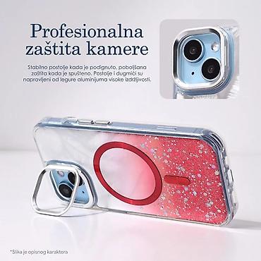 nokia 8510: Magsafe kompatbilna torbica. Tvrda poleđina sa šljokicama i srebrnom — 3