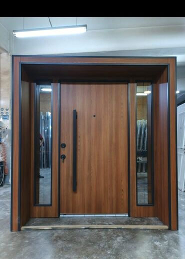 Giriş qapıları: Mənzil üçün Yeni Giriş qapısı Zəmanətli, Pulsuz quraşdırma, Pulsuz çatdırılma — 2