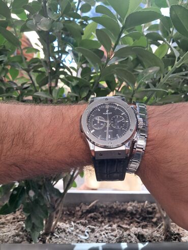 İşlənmiş, Qol saatı, Hublot, rəng - Qara