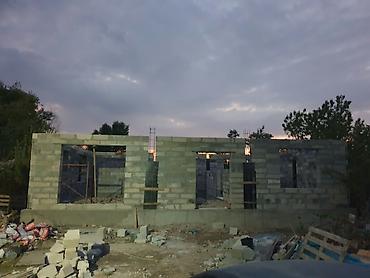 Строительство одноэтажного дома из бетонных/шлакогазобетонных блоков