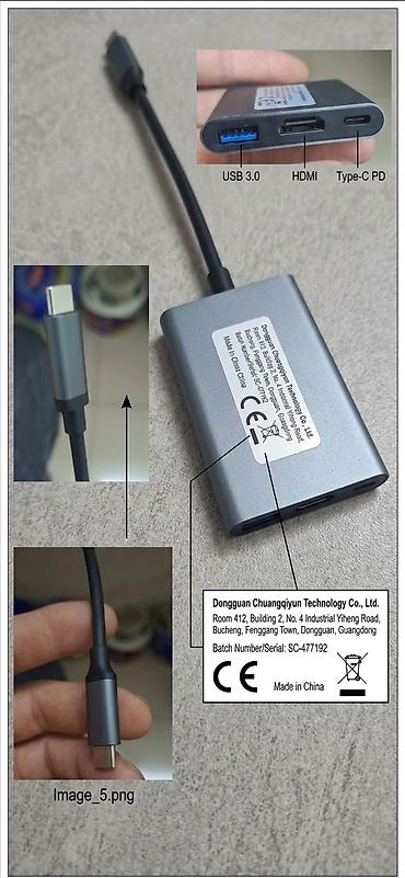 acer noutbuklar: USB-C Multiport Adapter (Dongguan Chuangqiyun Technology Co., Ltd.) — 1