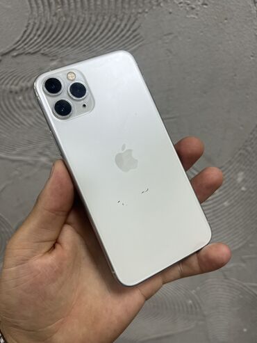 пиксель телефон: IPhone 11 Pro, Колдонулган, 256 ГБ, Ак, Коргоочу айнек, Каптама, 79 %
