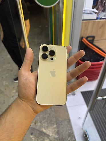 iphone 2020: IPhone 14 Pro, 256 GB, Qızılı, Face ID — 2