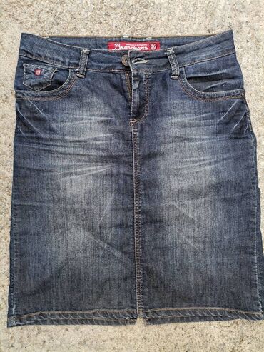 pepe jeans suknje: M (EU 38), L (EU 40), Mini, color - Light blue