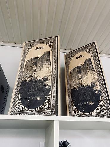 немецкий ламинат в баку: Taxta suvenir qutu – “Bakı” (Qız Qalasının təsviri) - Material — 1