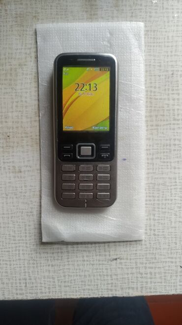 Samsung: Samsung C3222, 2 GB, цвет - Серебристый, Гарантия, Кнопочный, Две SIM карты