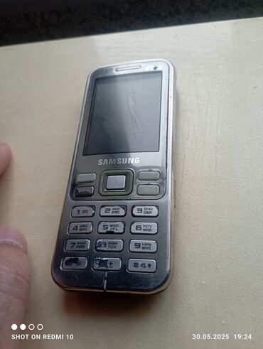 Samsung: Samsung GT-S3310, rəng - Gümüşü, Düyməli