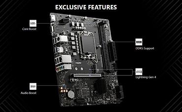 pc ana plata: (PCIe 4.0)No RAID1x PCI-E x16 (PCIe 4.0) 10:03 AM ⚡ MSI B760M-E — 2