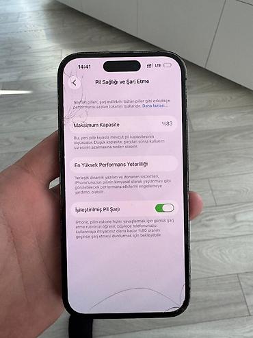 iphone xs pro max: IPhone 14 Pro, Qara, Simsiz şarj, Face ID — 6
