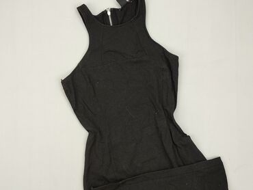 czarne legginsy damskie z wysokim stanem: Dress, S (EU 36), H&M, condition - Good