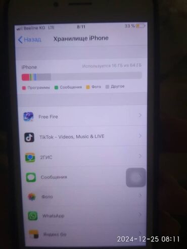 Apple iPhone: IPhone 6, Скидка 10%, Б/у, 64 ГБ, Серебристый, Зарядное устройство, Чехол, Кабель, 100 %