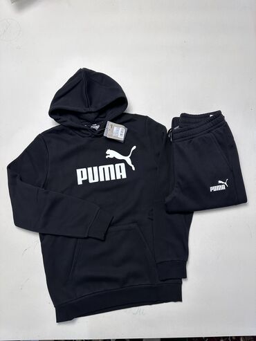 Спортивные костюмы: Мужской спортивный костюм, M (EU 38), S (EU 36), 2XL (EU 44), Puma, Новый, цвет - Черный, Самовывоз