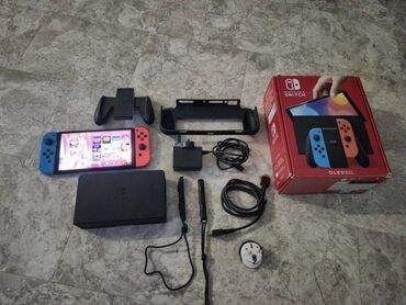 PS5 (Sony PlayStation 5): Nintendo switch oled model. Ideal veziyyetde. Hec bir problemi yoxdu