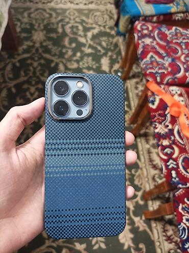 Apple iPhone: IPhone 13 Pro, Б/у, 256 ГБ, Sierra Blue, Чехол, 100 % — 17