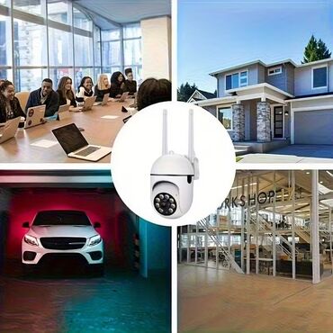 Умная поворотная Wi‑Fi камера видеонаблюдения 1080p Основные функции