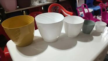 Bitkilər üçün dibçəklər: Dibcek dibcek qabi yuvarlaq rengli gul qabi yumru rengli Dibcek — 5