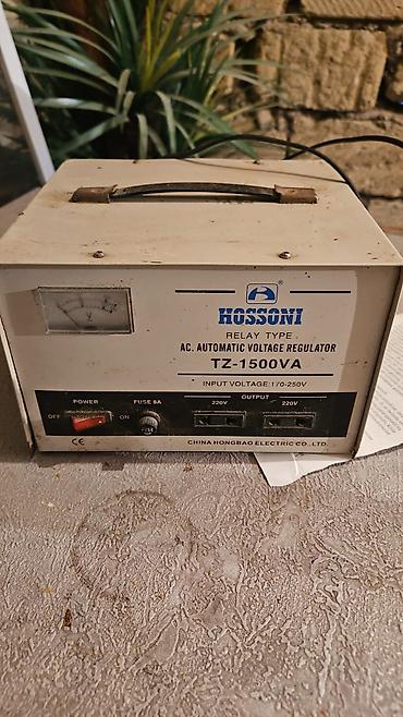 ucuz çılçıraqlar: HOSSONI TZ-1500VA – Avtomatik Gərginlik Tənzimləyicisi (relay tip) - — 2