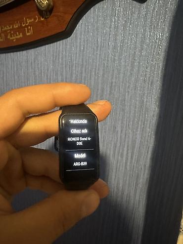 Aksesuarlar: Yeni, Smart saat, Huawei, Аnti-lost, rəng - Qara — 4