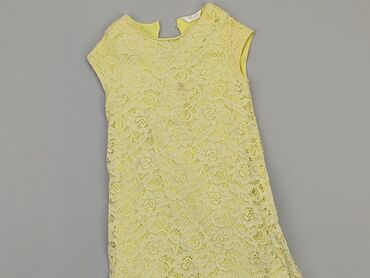 zółta sukienka: Sukienka, 4-5 lat, 104-110 cm, stan - Bardzo dobry