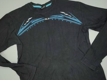 koszulka smog regular fit: Long-sleeved top for men, M (EU 38), Blue, condition - Very good