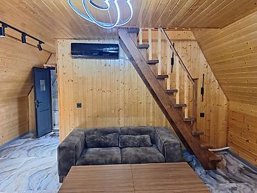 Bağ evlərinin kirayəsi: A-frame üslubunda komfortlu kottec Xüsusiyyətlər: - Üçbucaq formalı — 7