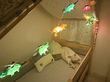 Детские односпальные кровати: В комплекте матрас,подушки,игрушки,гирлянда Детская кровать-домик из at lalafo.kg — 3 Детские односпальные кровати: В комплекте матрас,подушки,игрушки,гирлянда Детская кровать-домик из — 3