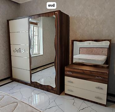 Yataq otağı üçün şkaf və paltar masası dəsti. – Dəst tərkibi: •