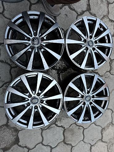 01: Литые Диски R 17 Kia, Комплект, отверстий - 5, Б/у — 3