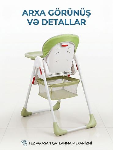 Yemək masaları, oturacaqları: Uşaq yemək stulu – SHENMA brendi Xüsusiyyətlər: - Tez və asan — 2