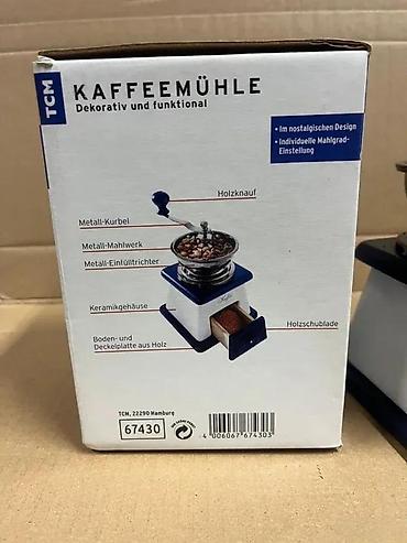 Aparati za kafu: Ručna mlin za kafu TCM – Kaffeemühle - Dekorativan i funkcionalan — 4