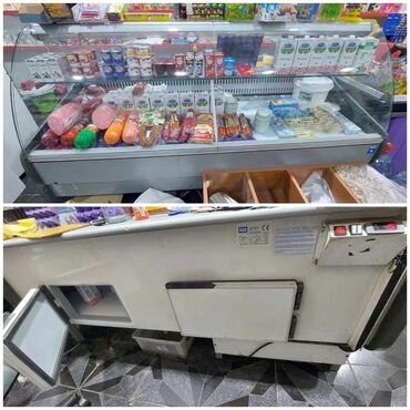Автосервисное оборудование: Vitrin soyuducu. Ölçü 2 metr. Ön şüşələri açılır. Qiymət: 950 azn