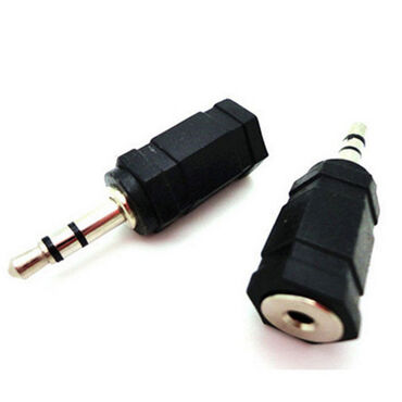 кабели и переходники для серверов dvi: Адаптер audio Jack 2.5 мм 3pin (male) - Jack 3.5 мм (female)