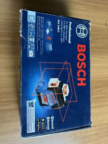 Taxta-şalban: İşlənmiş Lazer nivelir Bosch