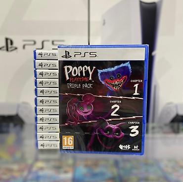 Video oyunlar və konsollar: PS5 üçün “Poppy Playtime: Triple Pack” disk versiyası - Platforma — 1