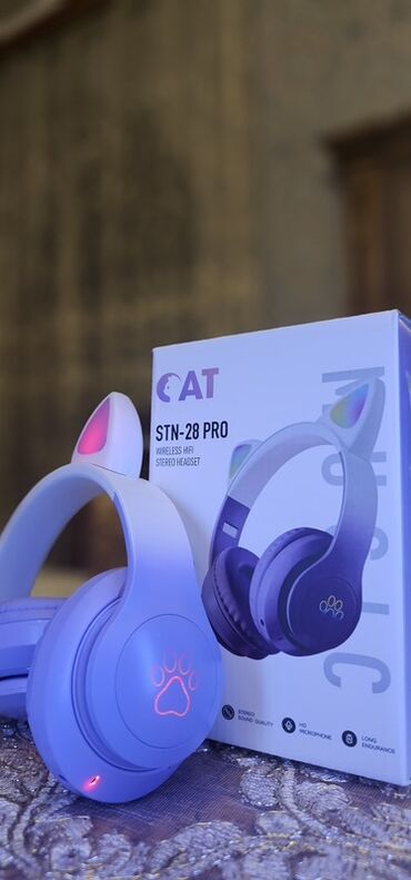 Digər auditexnika: Simsiz (Bluetooth) Qulaqcıqlar, rəng - Çəhrayı