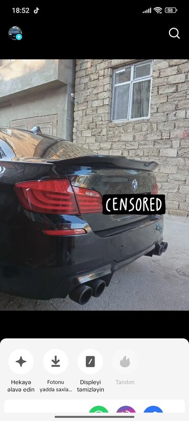 Шины и диски: Bmw F10 spoyleri