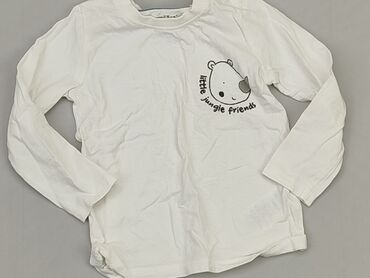 biała szyfonowa bluzka: Bluzka, Lupilu, 1.5-2 lat, 86-92 cm, stan - Bardzo dobry